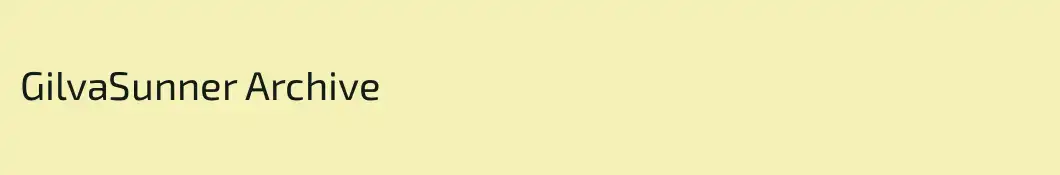 GilvaSunner Archive